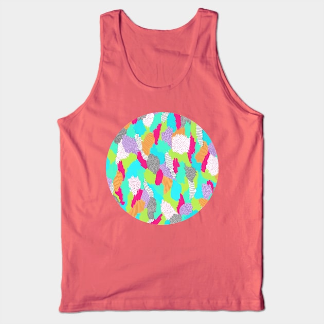 Joyful abstract Tank Top by suzzincolour